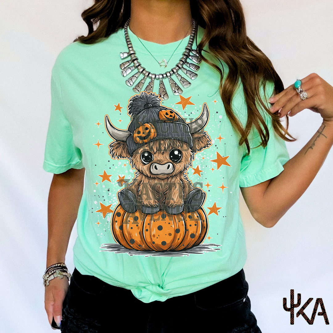 Fall Highland Cow (Comfort Colors)