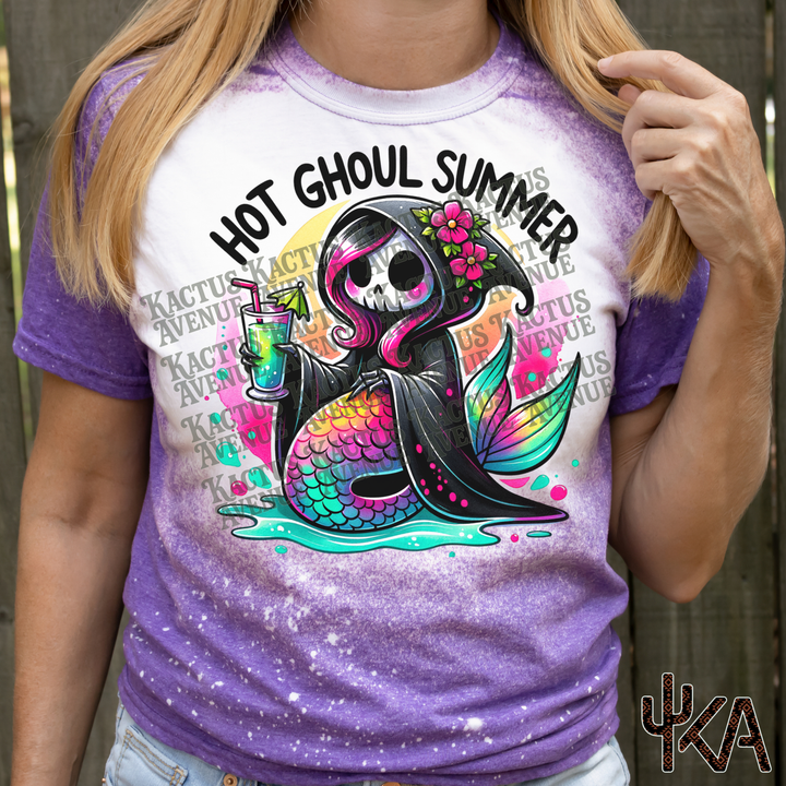 Hot Ghoul Summer Bleached T-Shirt