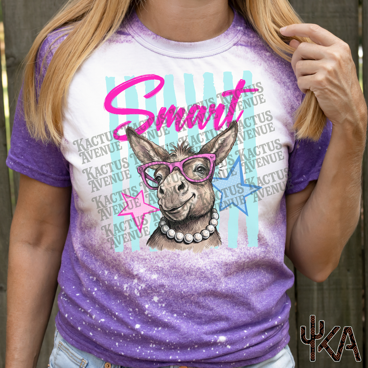 Sarcasm Donkey Bleached T-Shirt
