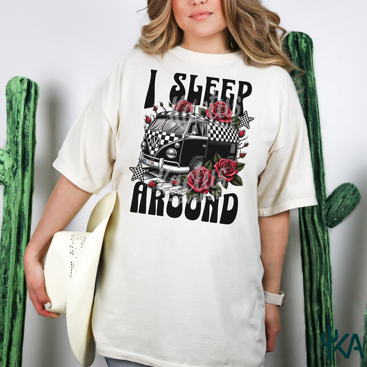 I Sleep Around T-Shirt (Comfort Colors)