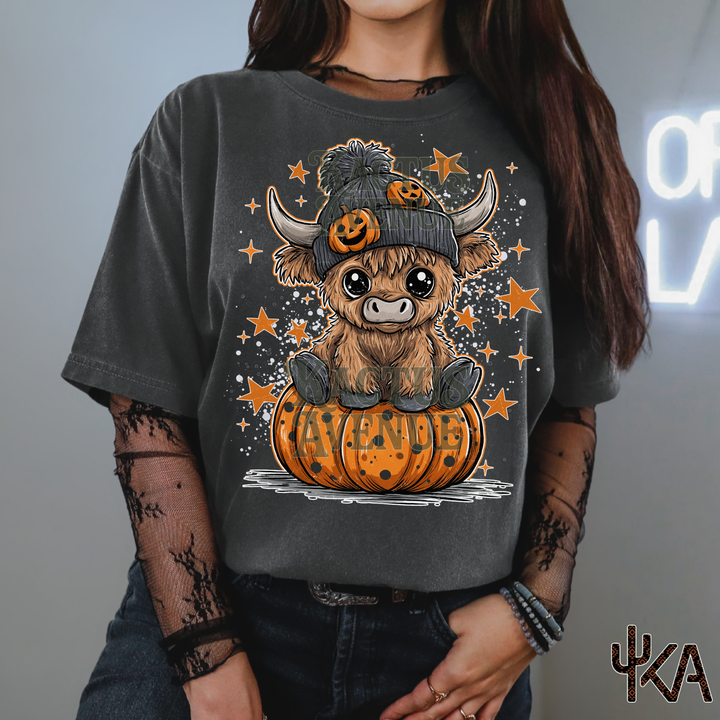 Fall Highland Cow (Comfort Colors)