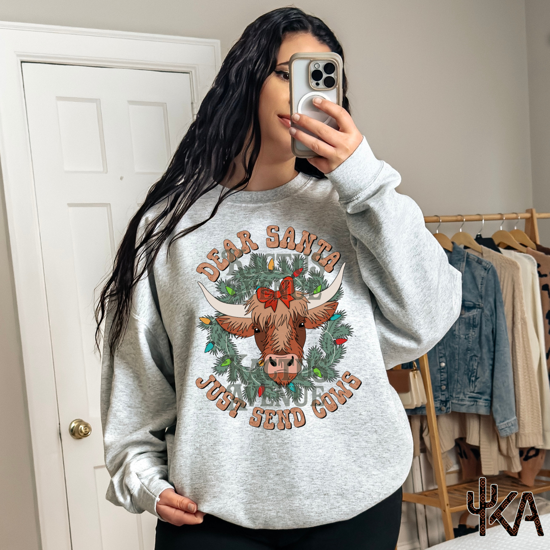 Santa Send Me Cows Sweatshirt