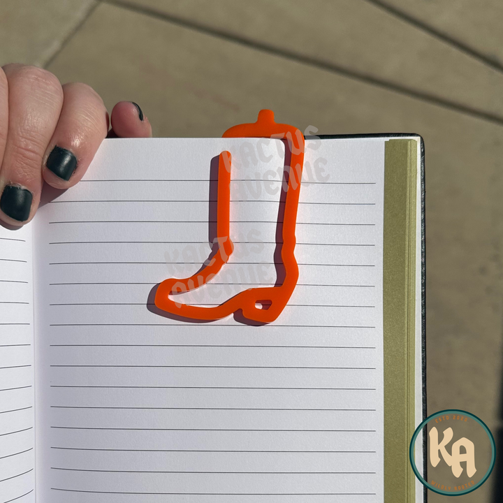 Acrylic Boot Bookmark