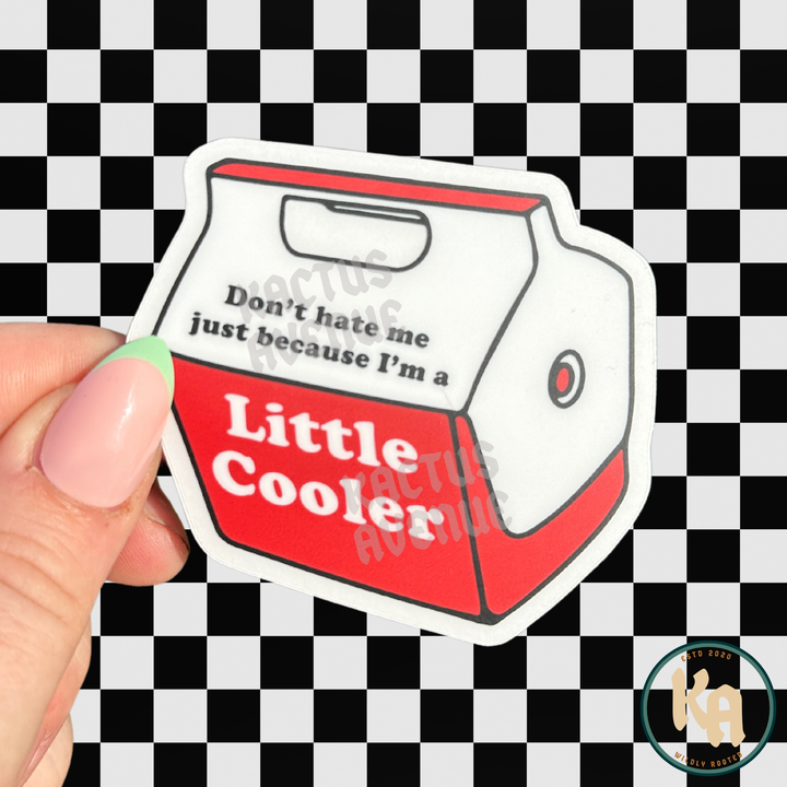 Little Cooler Sticker (Clear)