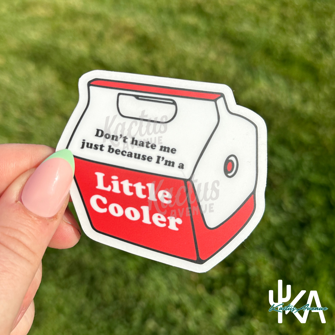 Little Cooler Sticker (Clear)