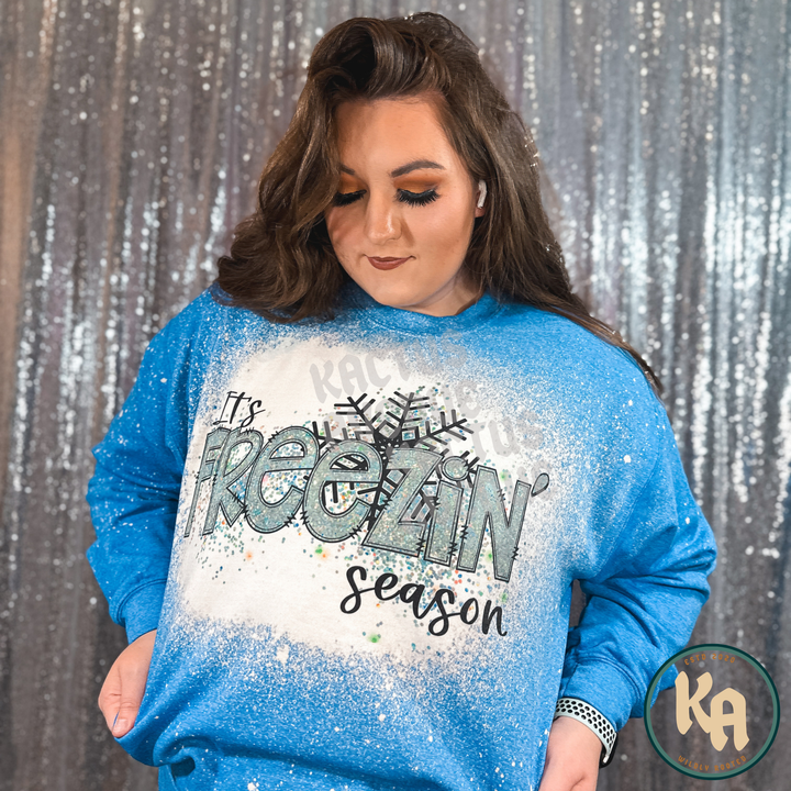 Freezin' Season Bleached Sweatshirt