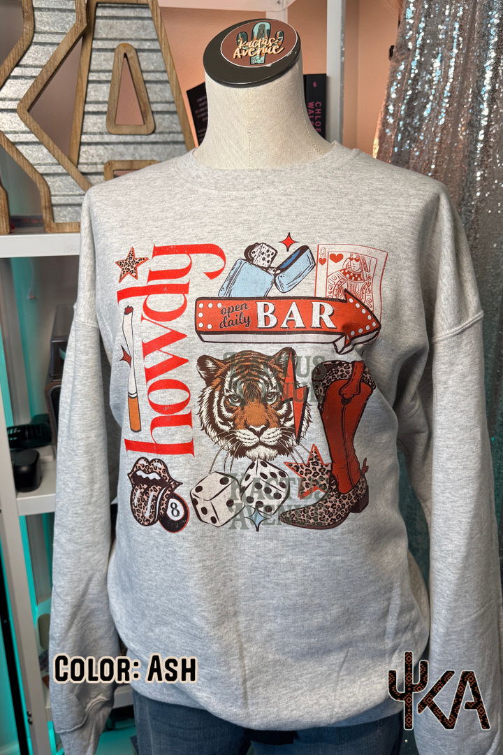 Howdy Collage Sweatshirt