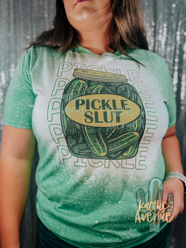 Pickle Sl*t Bleached T-Shirt