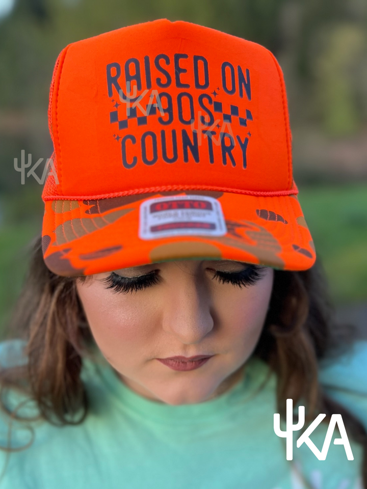 Raised on 90's Country Foam Trucker Hat