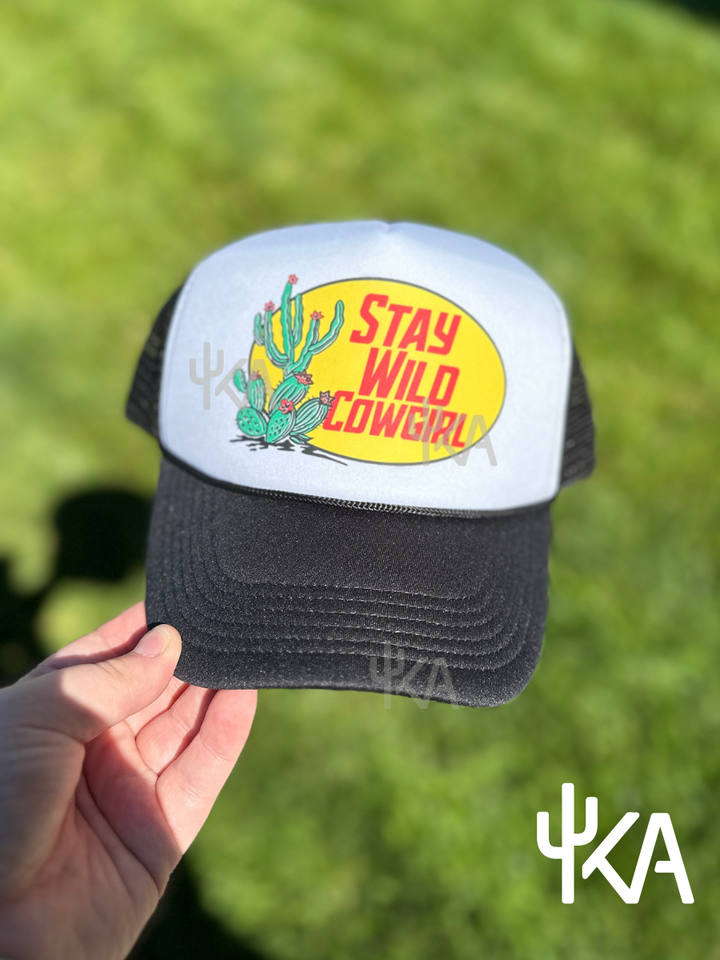 Stay Wild Cowgirl Trucker Hat