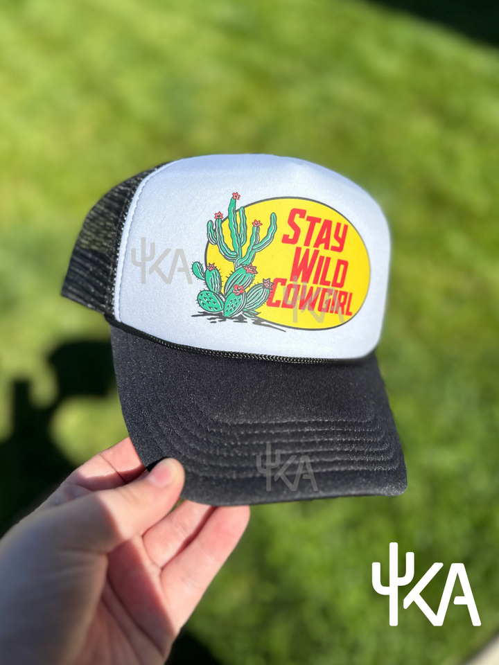 Stay Wild Cowgirl Trucker Hat