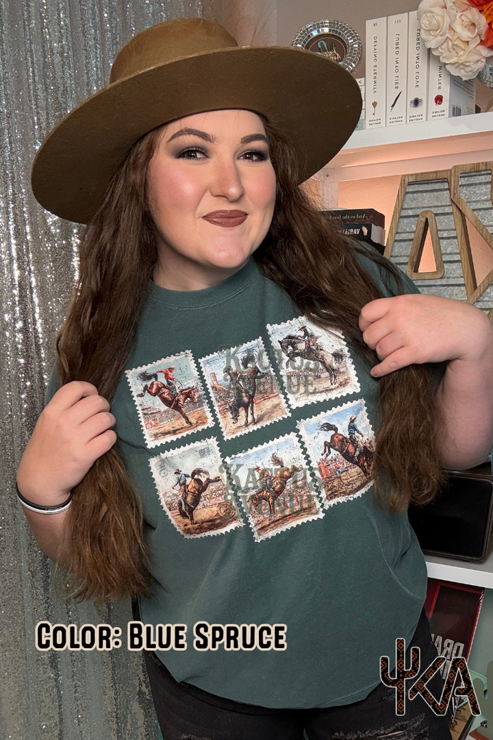 Vintage Western Stamps (Comfort Colors)
