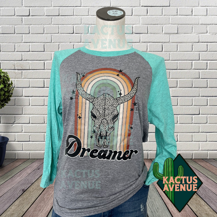 Boho Dreamer - Baseball Tee (Size S left)