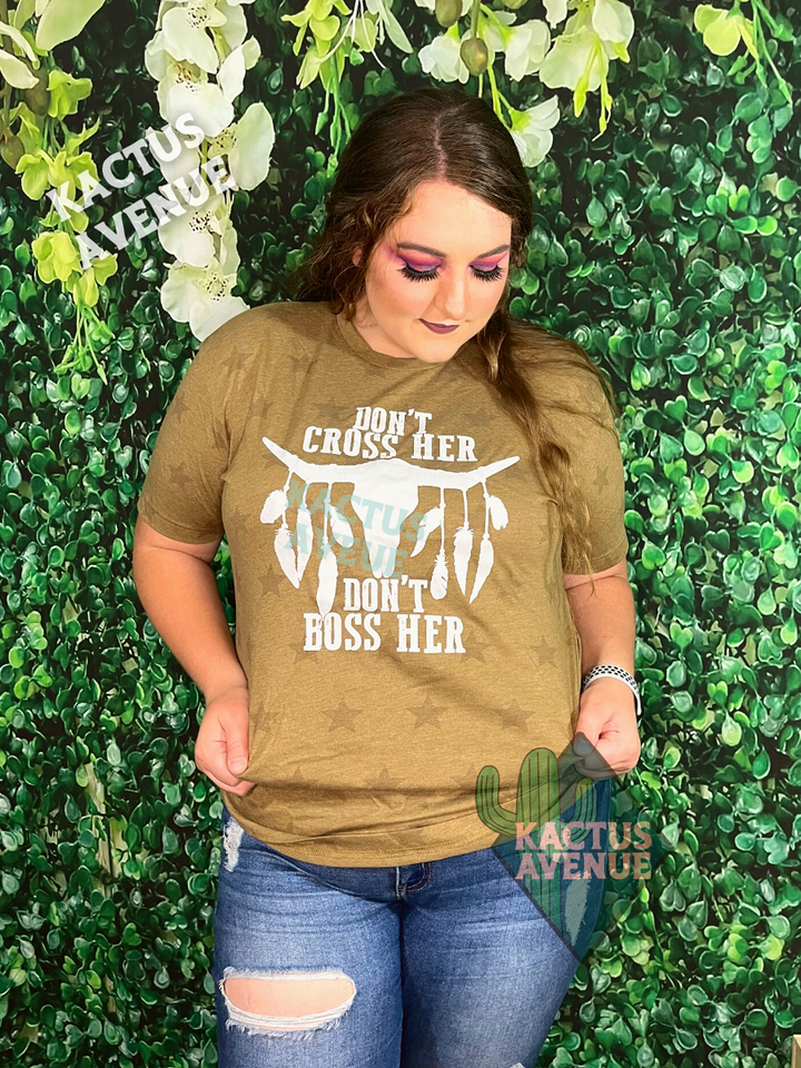 Cross Her Boss Her T-Shirt
