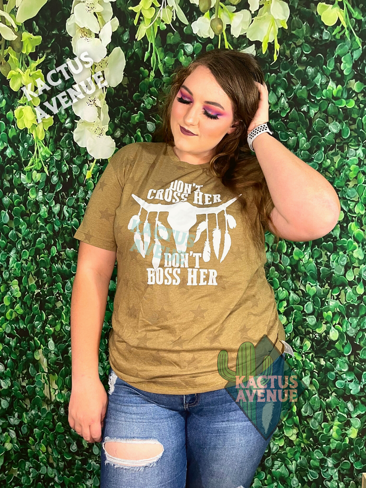 Cross Her Boss Her T-Shirt