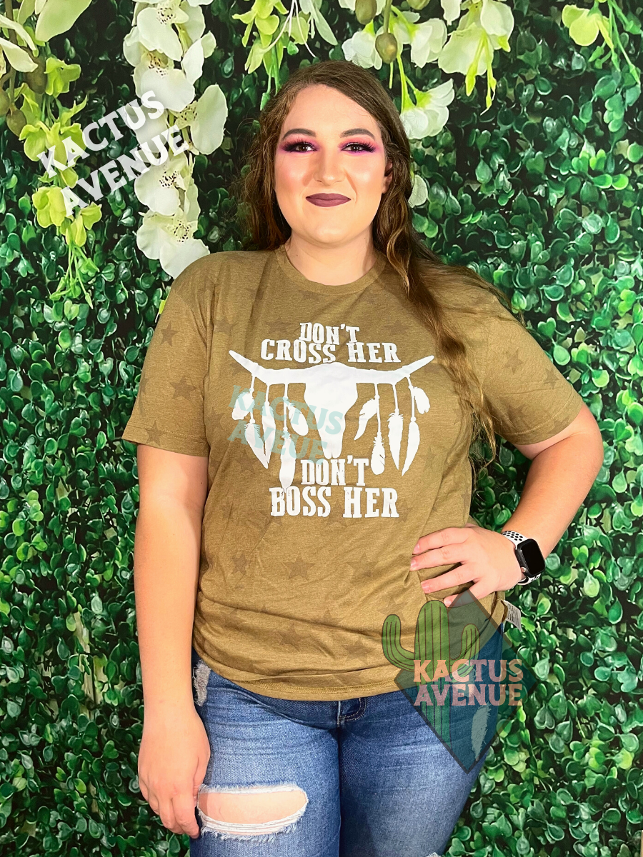 Cross Her Boss Her T-Shirt
