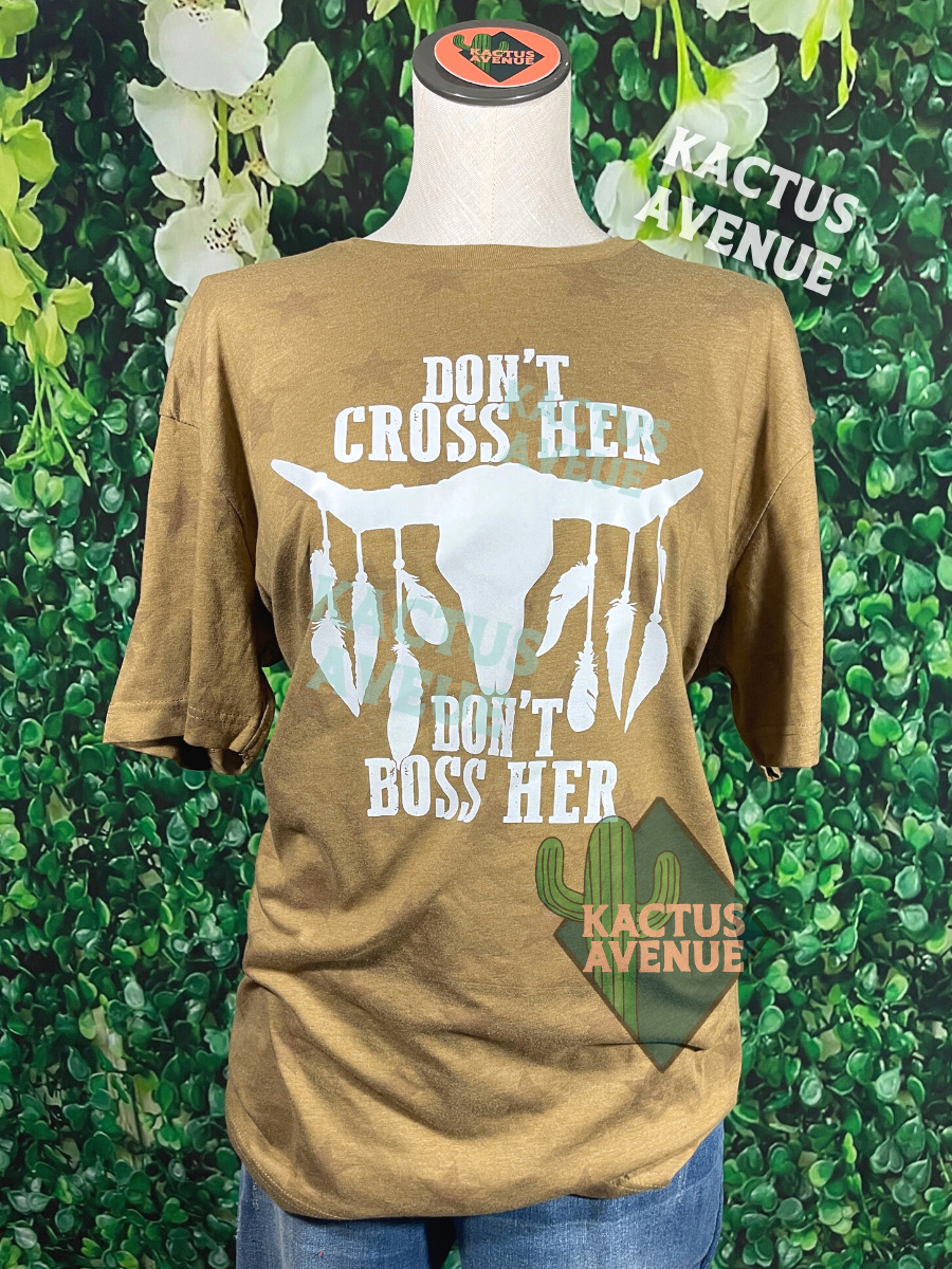 Cross Her Boss Her T-Shirt