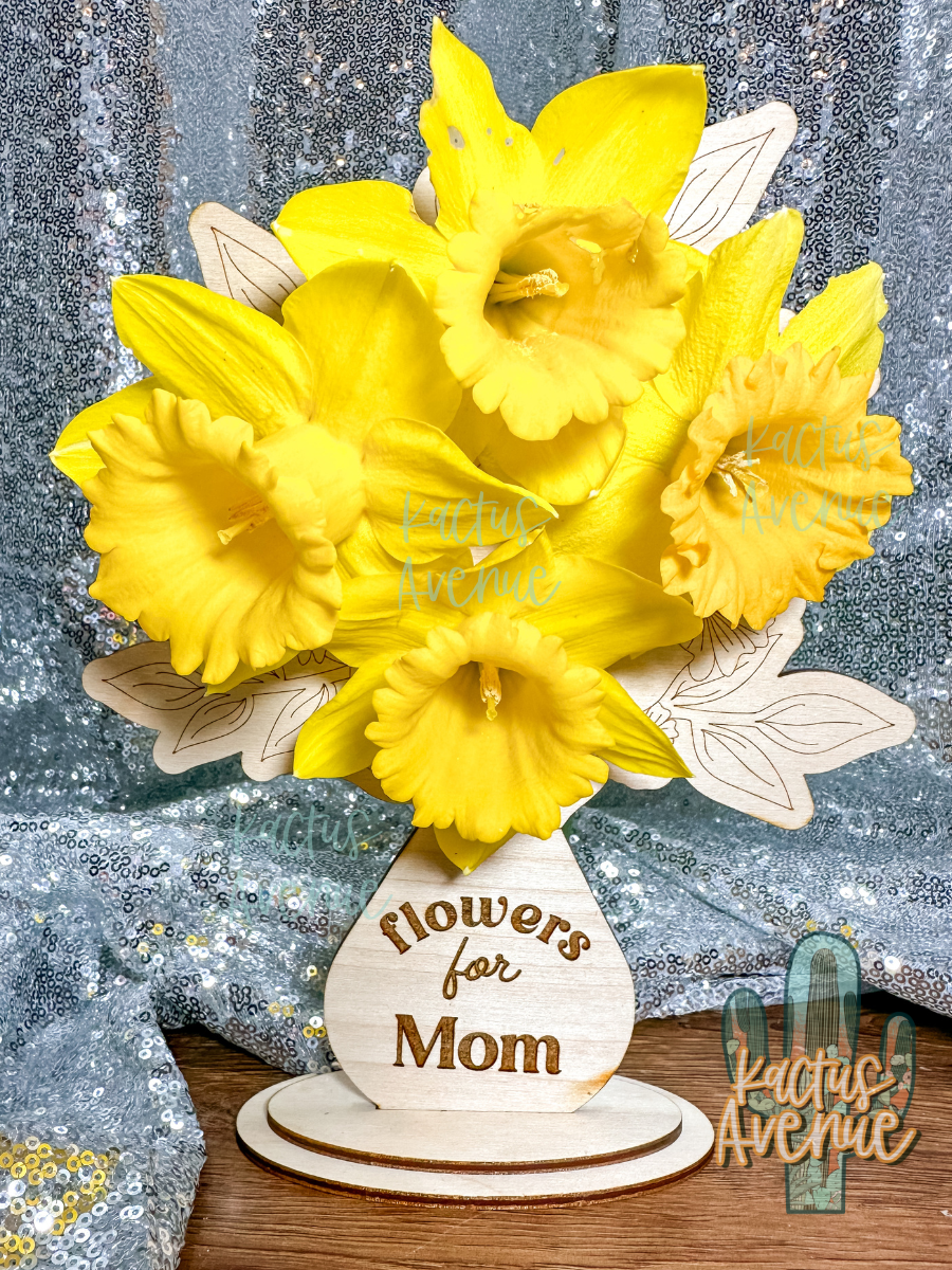 Flower Bouquet Holder (Customizable)