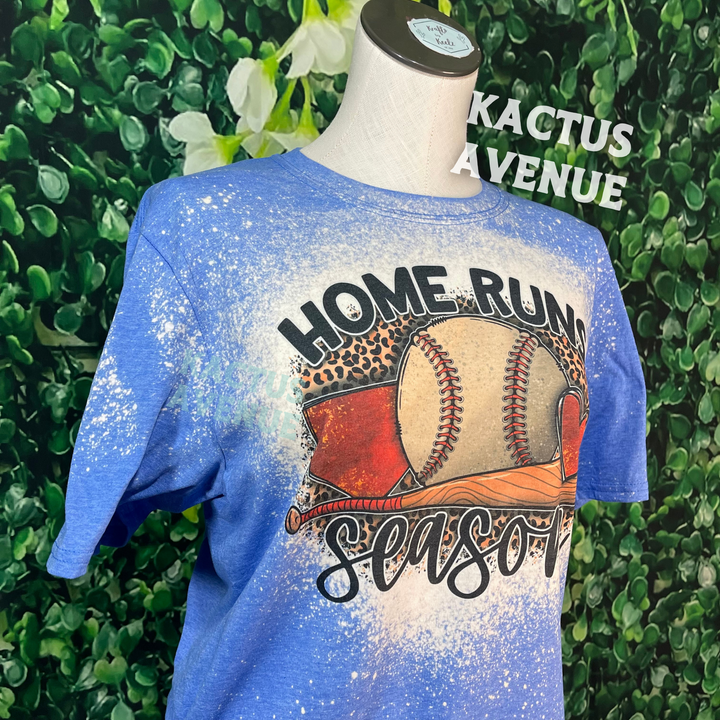 Home Runs Season Bleached T-Shirt