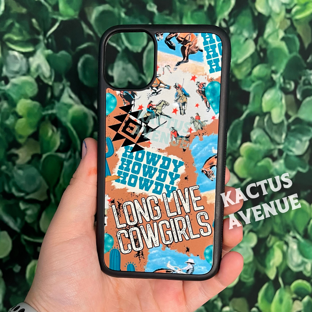 Collage Long Live Cowgirls Phone Case