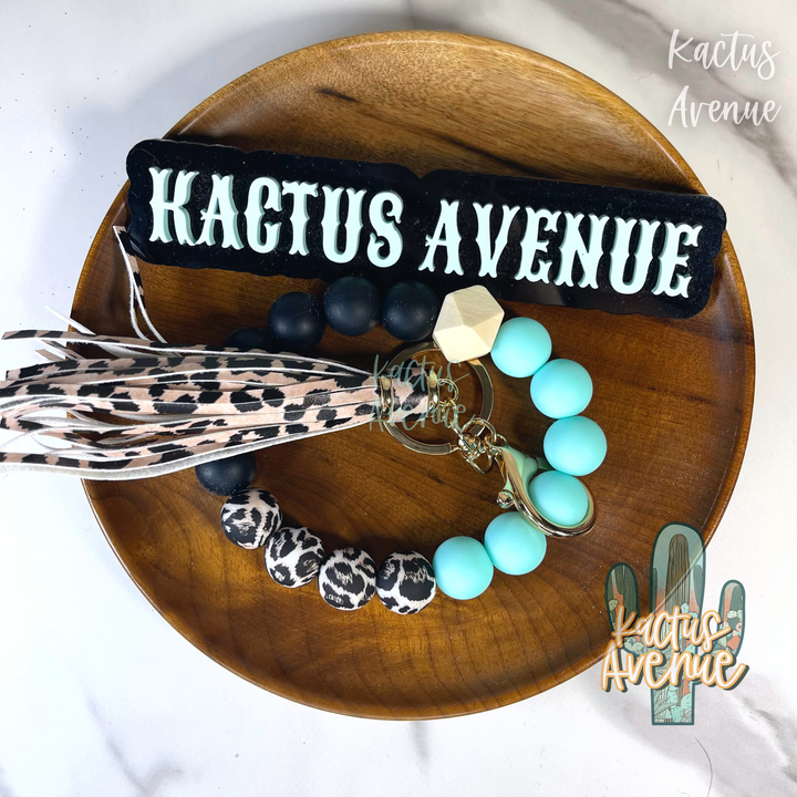 Fueled by Caffeine and Country Music Silicone Wristlet