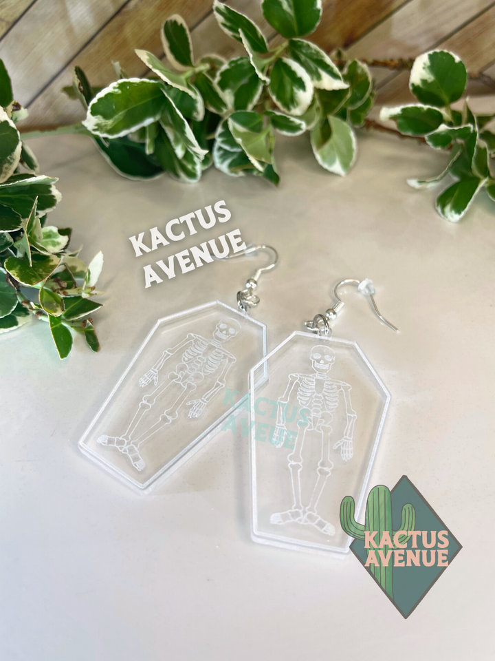 Skellie Acrylic Dangle Earrings