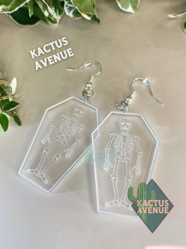 Skellie Acrylic Dangle Earrings