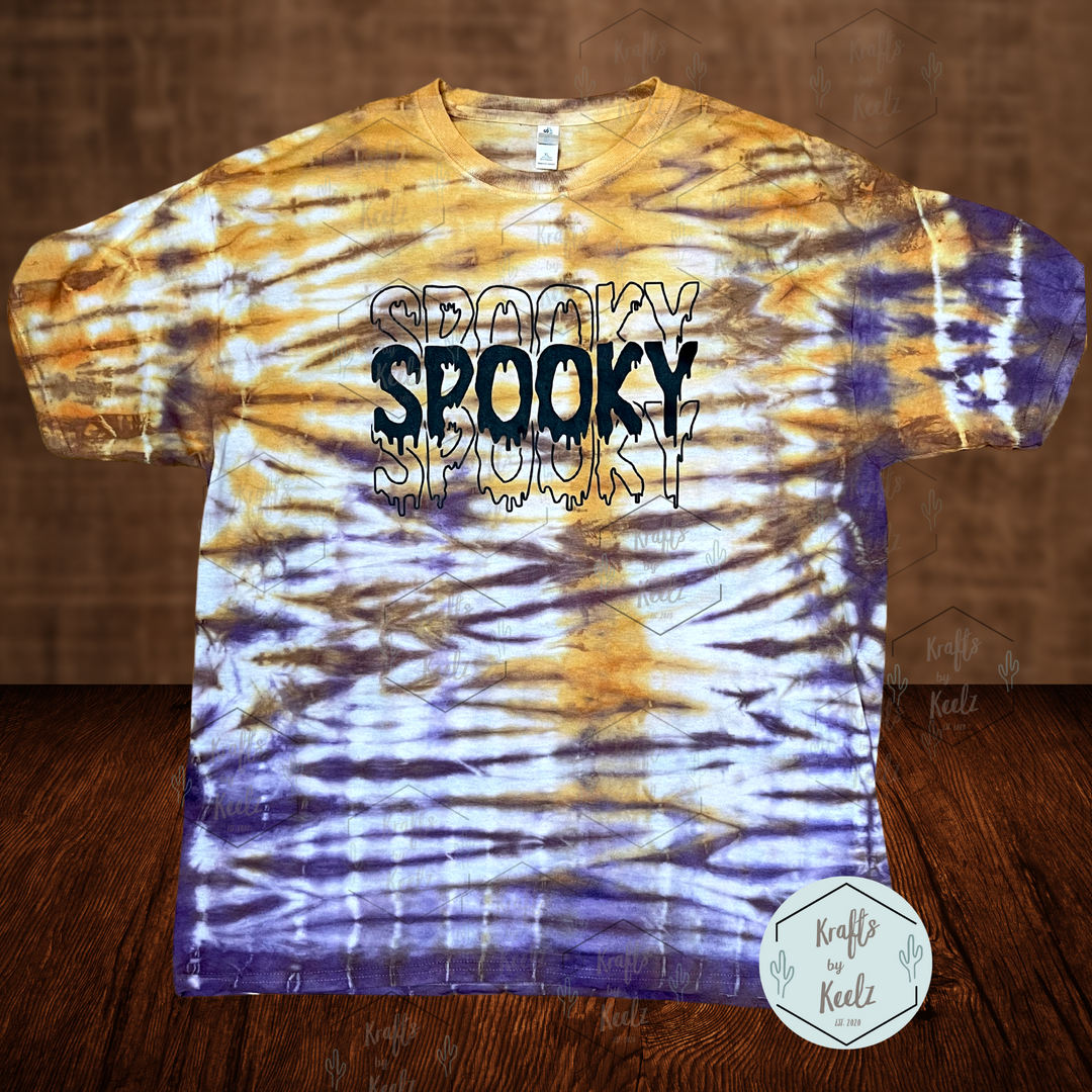 RTS - Spooky Drips Tye Dye T-Shirt