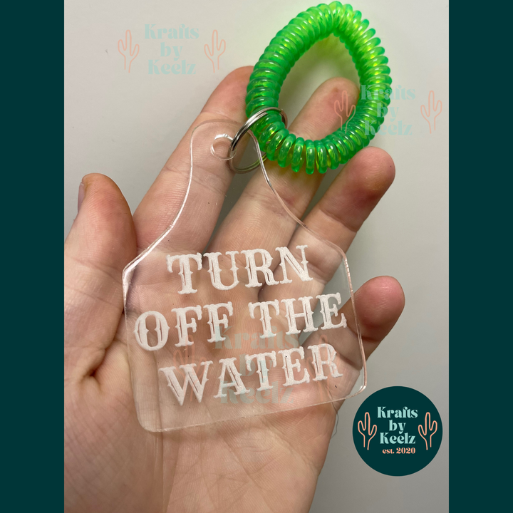 Turn Off the Water Reminder Bracelet