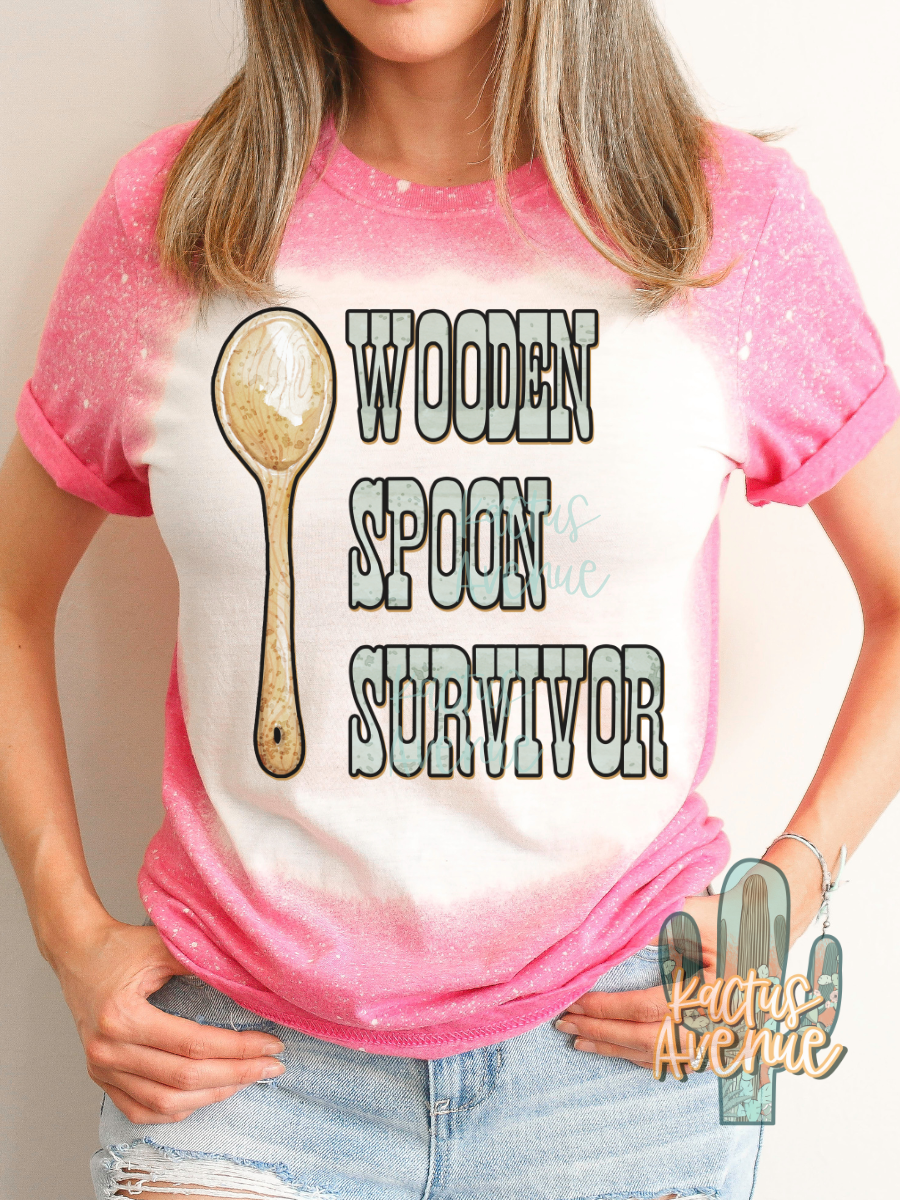 Wooden Spoon Survivor Bleached T-Shirt